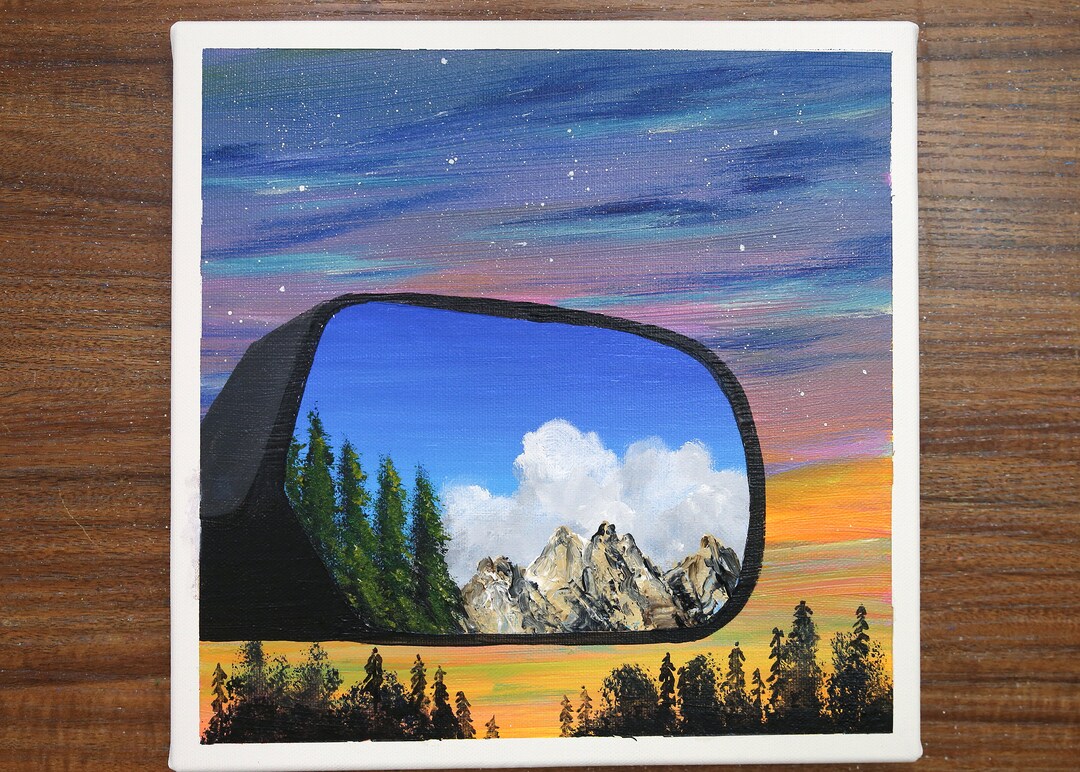 Acrylic paint on mirror discount