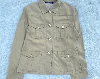 Vintage Ralph Lauren Military Coats Jackets Beige Colour Fit To M