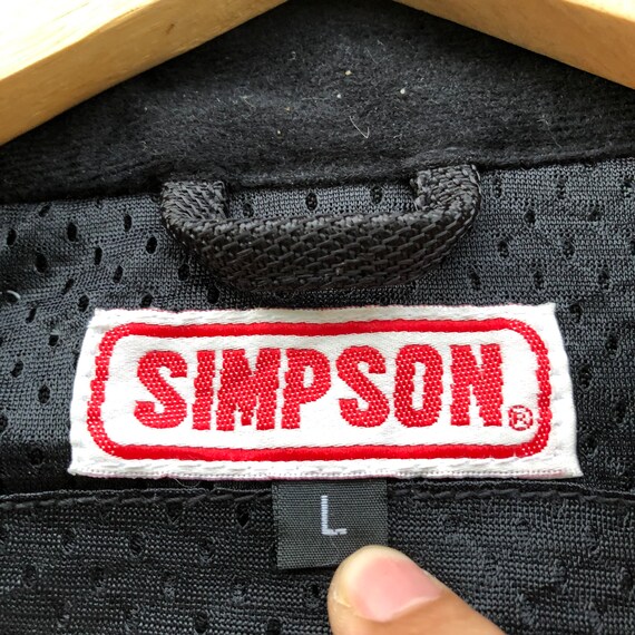 Vintage Simpson north carolina racing jacket size L f… Gem