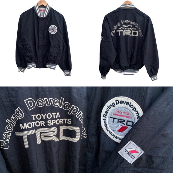 Vintage 1990s TRD Toyota Racing Development Bomber Racing Jacket 