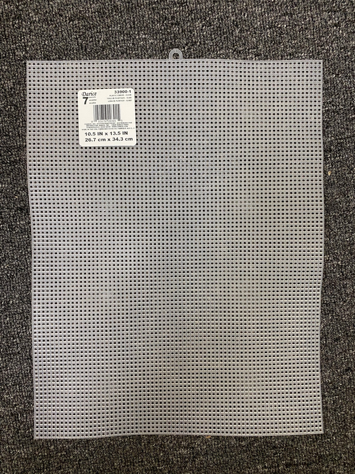 Darice Mesh 7 Clear Plastic Canvas 10.5X 13.5 Etsy