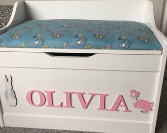 personalised toy box etsy
