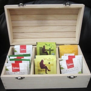 Wooden Tea Chest Etsy UK