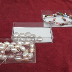 10Pcs Clear Jewelry Box, Mini Clear Jewelry Storage Box