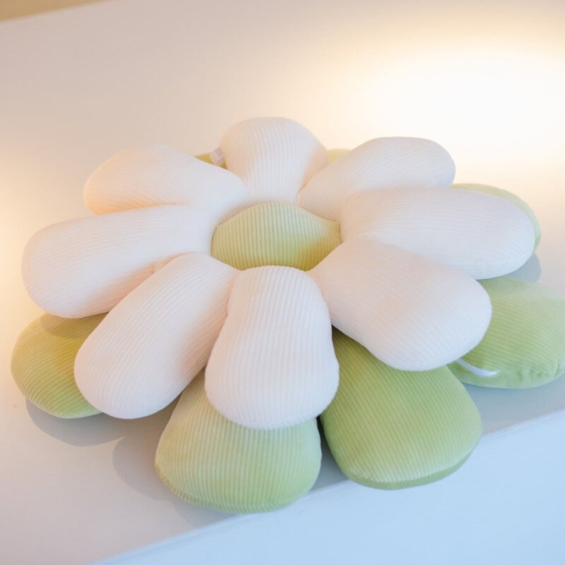 Daisy Cushion Daisy Pillow Flower Floor Cushion Flower Shaped Etsy