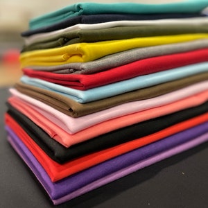 Pacco Misto Jersey 100% Cotone 15 Colori diversi scampoli, tessuto a tagli, misto tessuto, offerta
