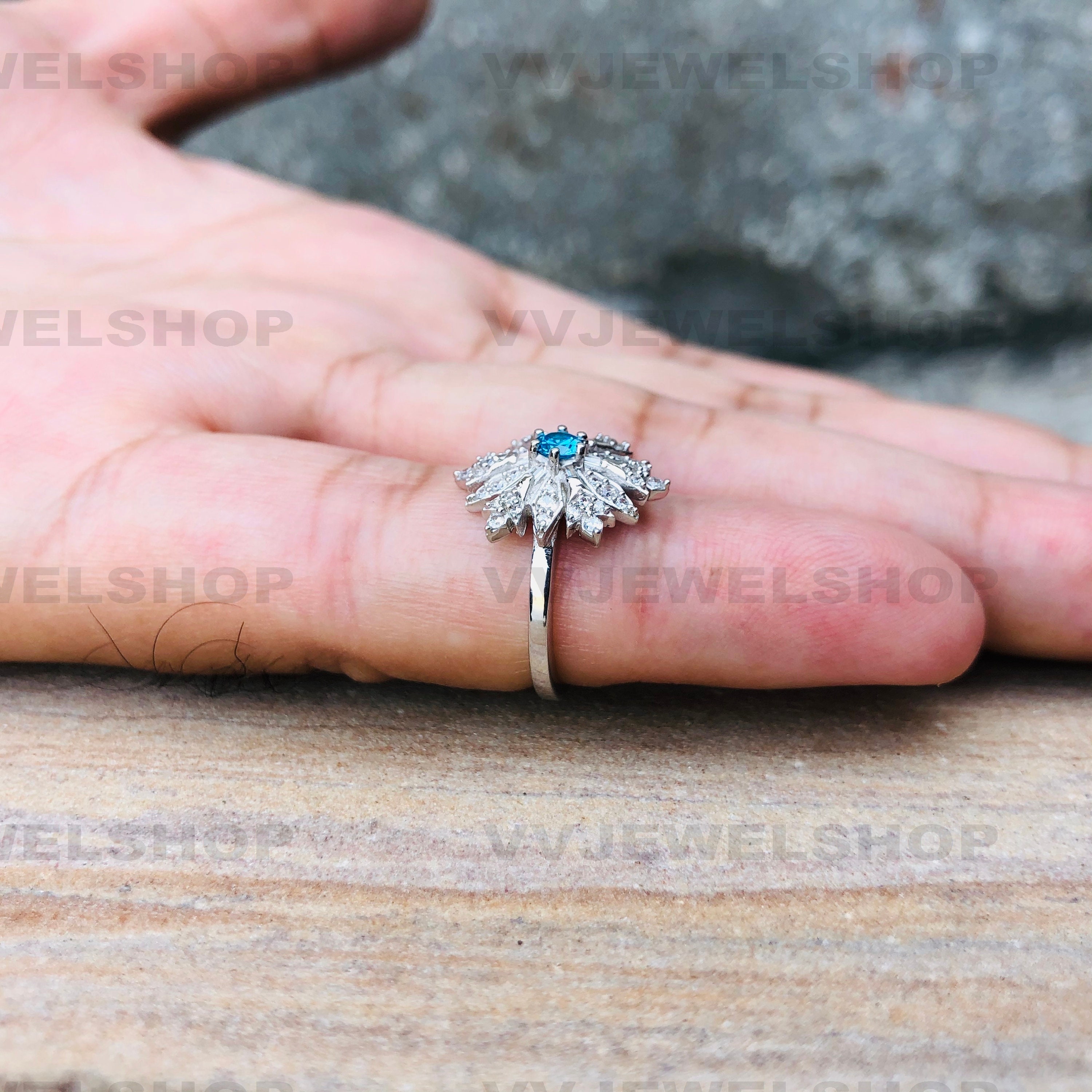 Princess Jasmine Fine Jewelry 925 Sterling Silver Ring Etsy