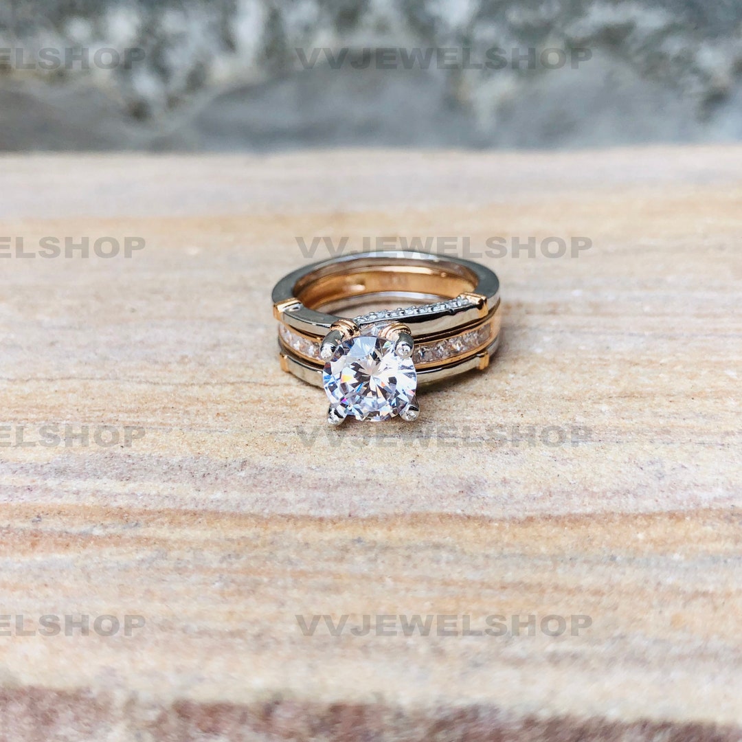 Emerald Cut Engagement Ring Jeulia Carat Openwork Ring Sets For