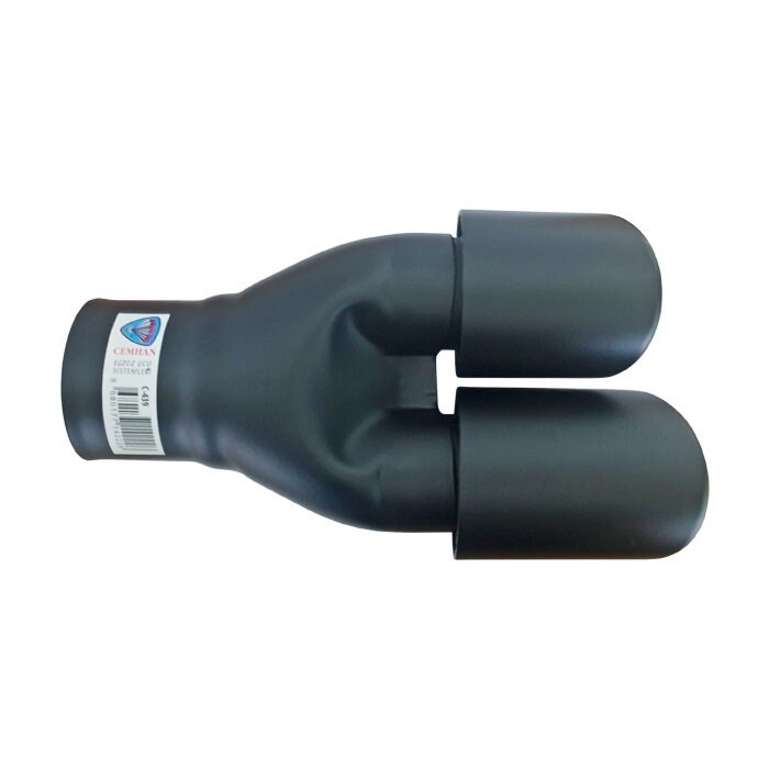 Car Exhaust Black Pipe Exhaust Universal Tuning Etsy