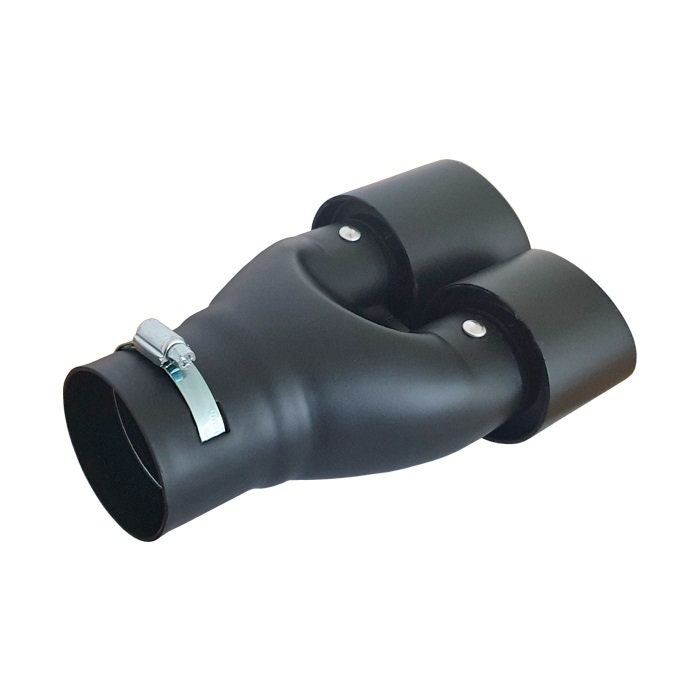 Car Exhaust Black Pipe Exhaust Universal Tuning Etsy