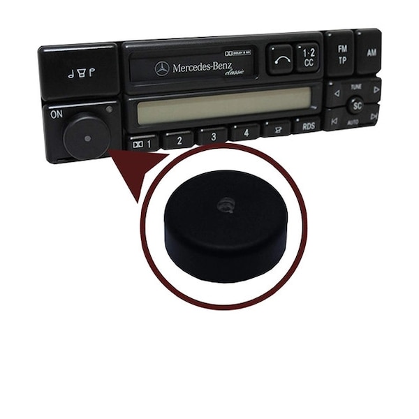 Knopfknopf Radioknopf passend für Mercedes W126 W124 W140 W210 R129 Radio