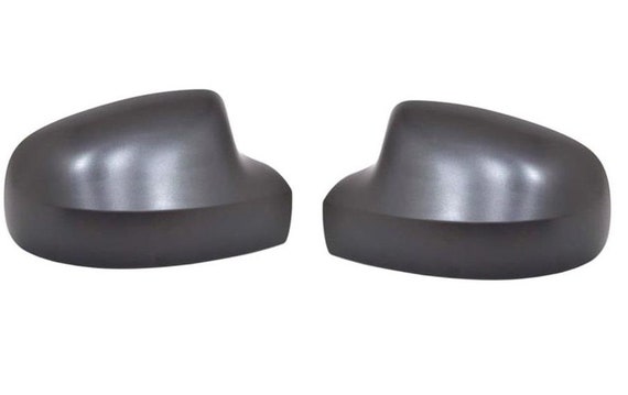 Left and Right Outer Side Mirror Cover Fit for Dacia Duster Logan Sandero  Black 