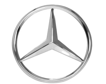 Mercedes-Benz star grill calandre emblème 186mm A0008171416 A0008171016