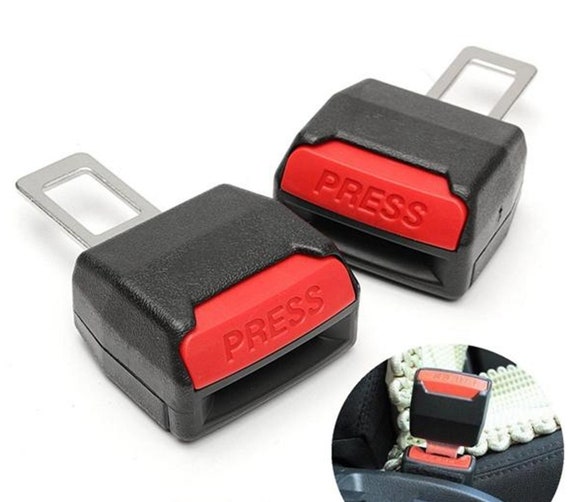2x Seat Safety Belt Buckle Adapter Extender Alarm Beep Stopper Etsy UK