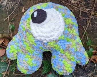 Handmade Crochet monster plushie - super soft and squishy