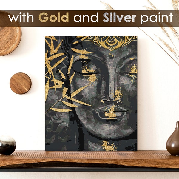 Buddha Painting by Numbers Etsy