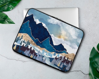 Mountains Laptop Sleeve Art Laptop Sleeve Nature Laptop Sleeve 12 inch Laptop Sleeve 13 inch Laptop Sleeve 15 inch Laptop Sleeve RP0648