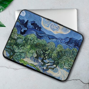Olive Trees Laptop Sleeve Van Gogh Laptop Sleeve Famous Art Laptop Sleeve 12 inch 13 inch  15 inch 16 Inch Sleeve RP0559