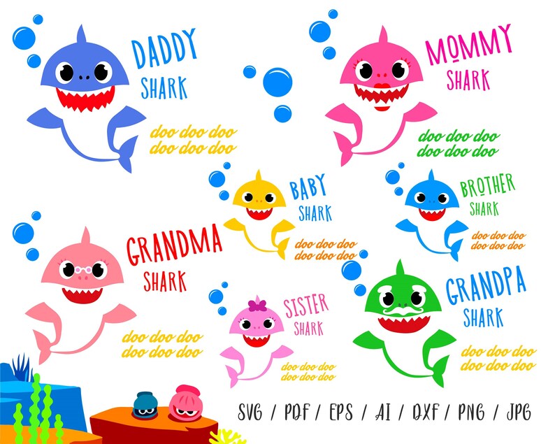 Free Free 240 Mommy Shark Doo Doo Doo Svg SVG PNG EPS DXF File