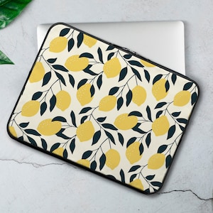 Lemons Laptop Sleeve Fruit Laptop Sleeve Nature Laptop Sleeve 12 inch 13 inch  15 inch 16 Inch Laptop Sleeve RP0644