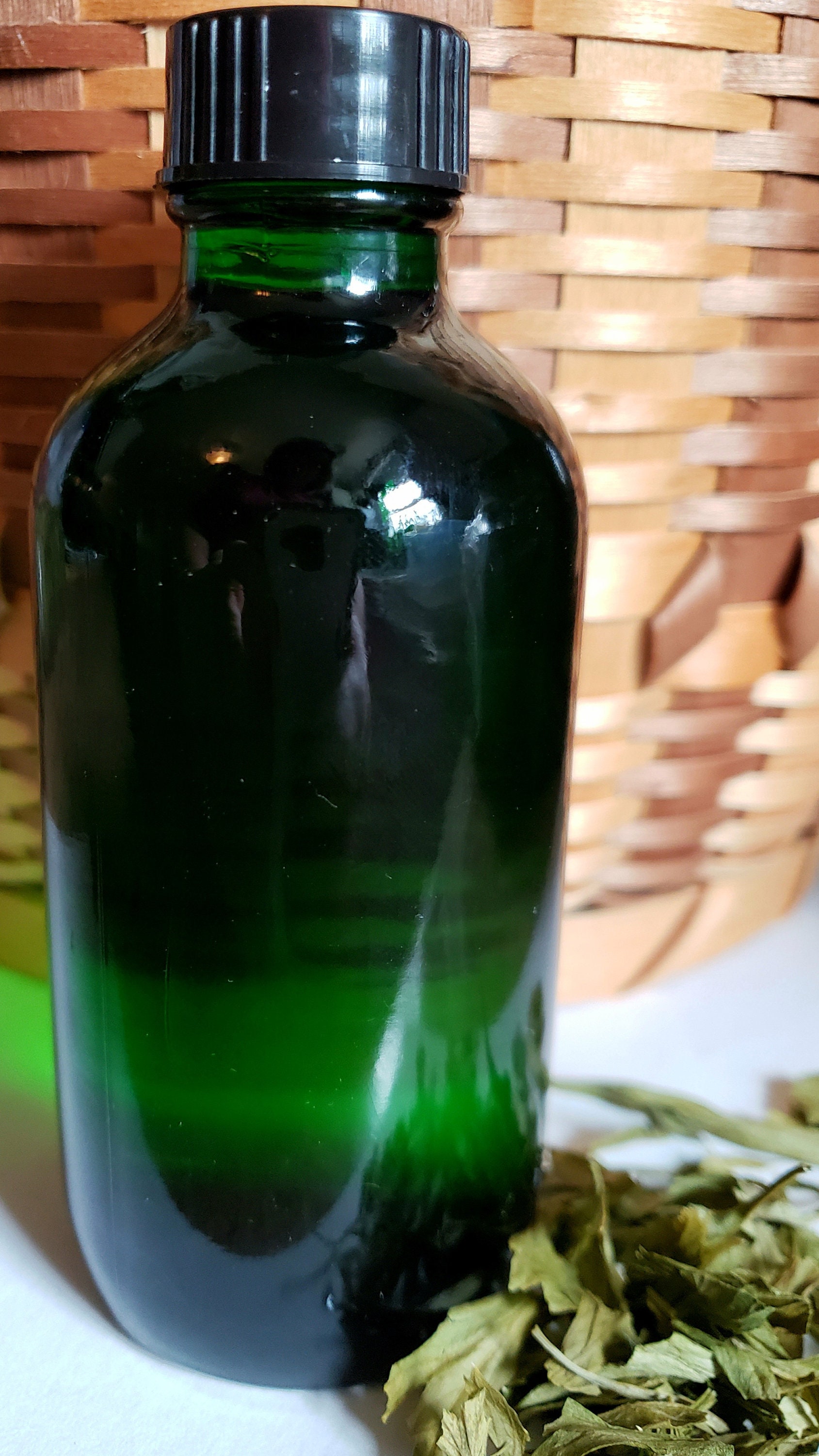 4 oz Organic Parsley Extract Tincture in Glass Bottle. Best Etsy