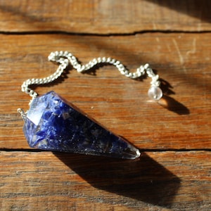 Orgonite Sodalite pendulum
