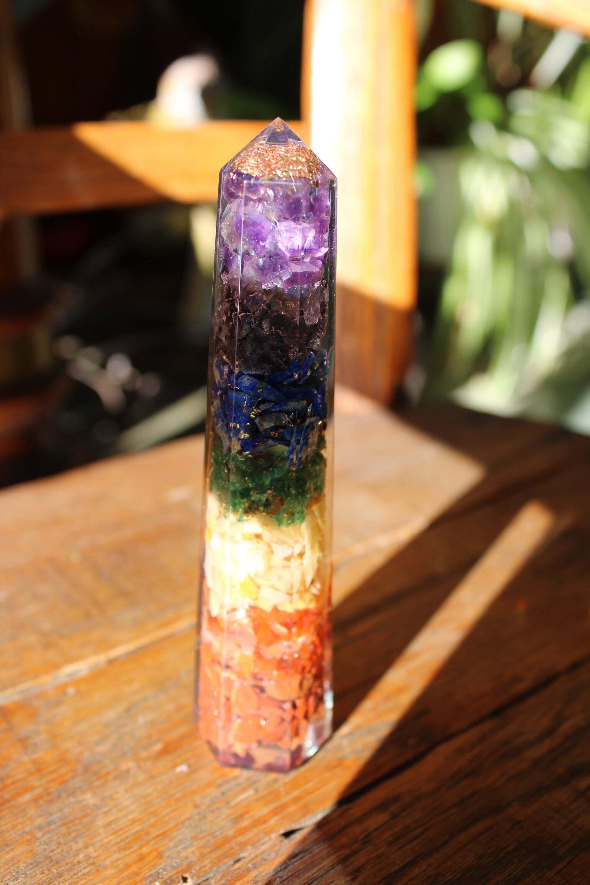 Pointe Orgonite 7 Chakras