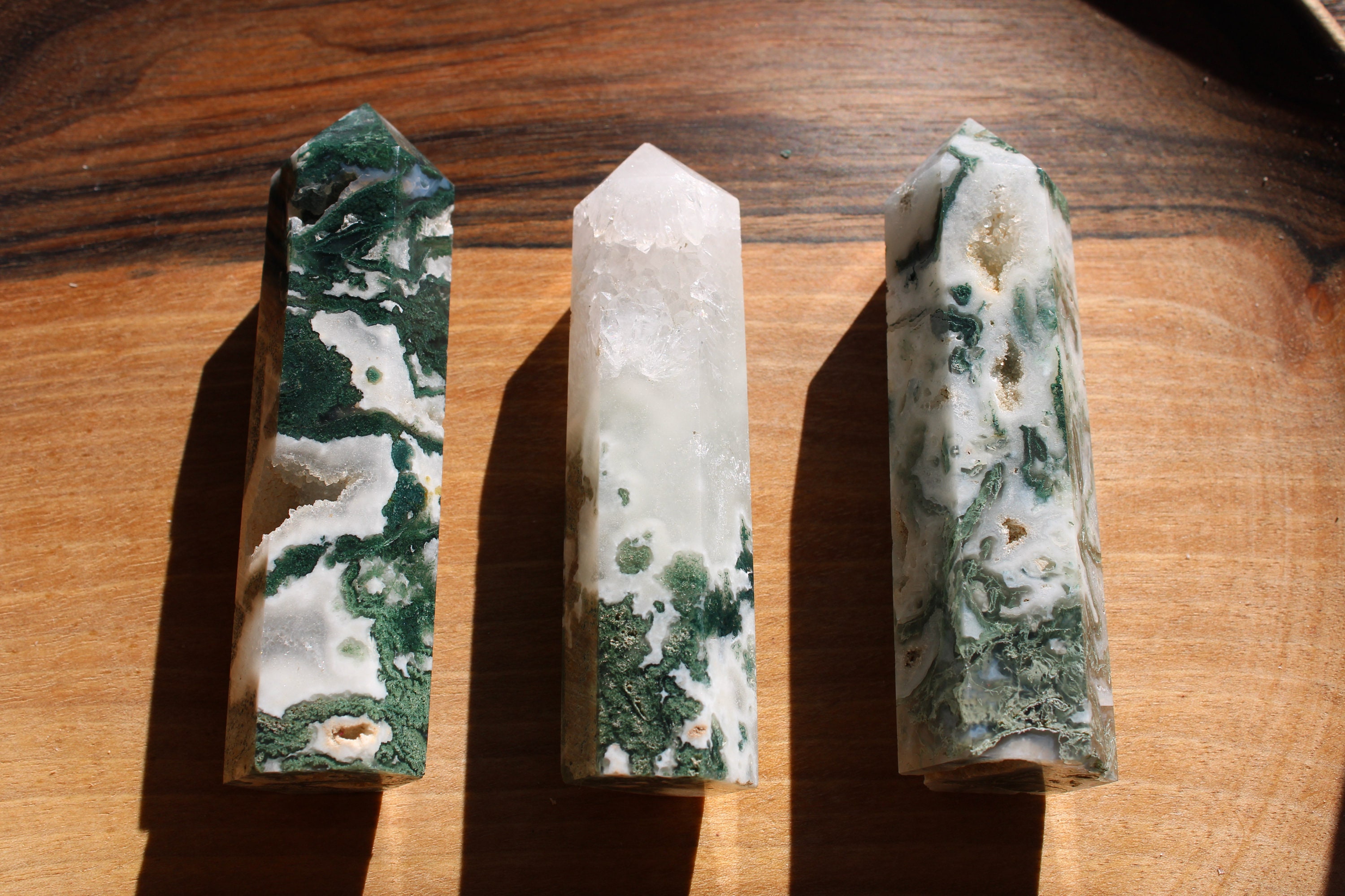 Agate Mousse Pointe Qualité Extra - Force de Vie & Terre Mère