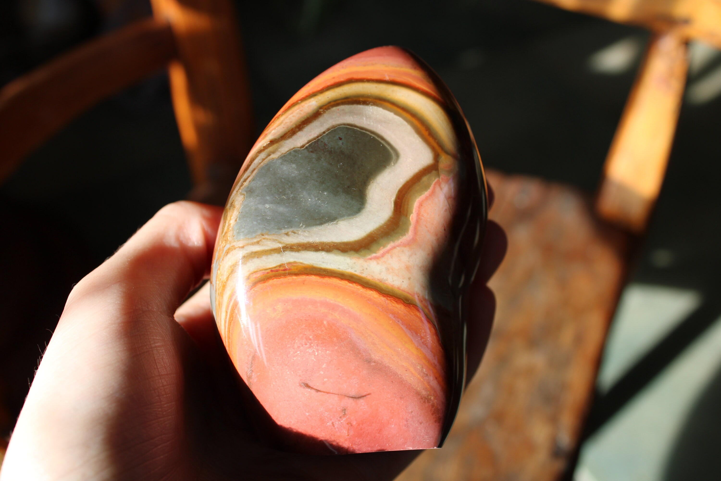 Jaspe Polychrome, Jaspe Impérial Forme Libre - Décision & Enracinement