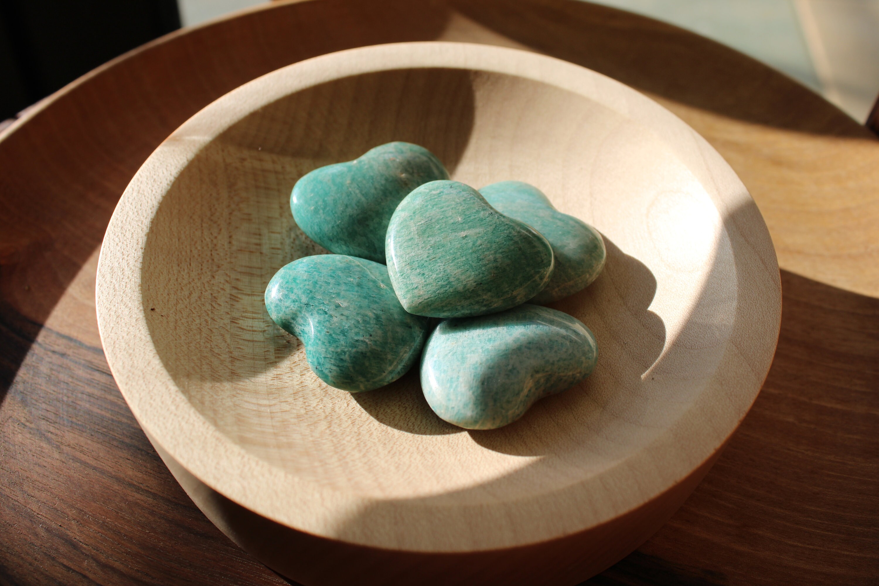 Amazonite Coeur Extra - Confiance & Clarté