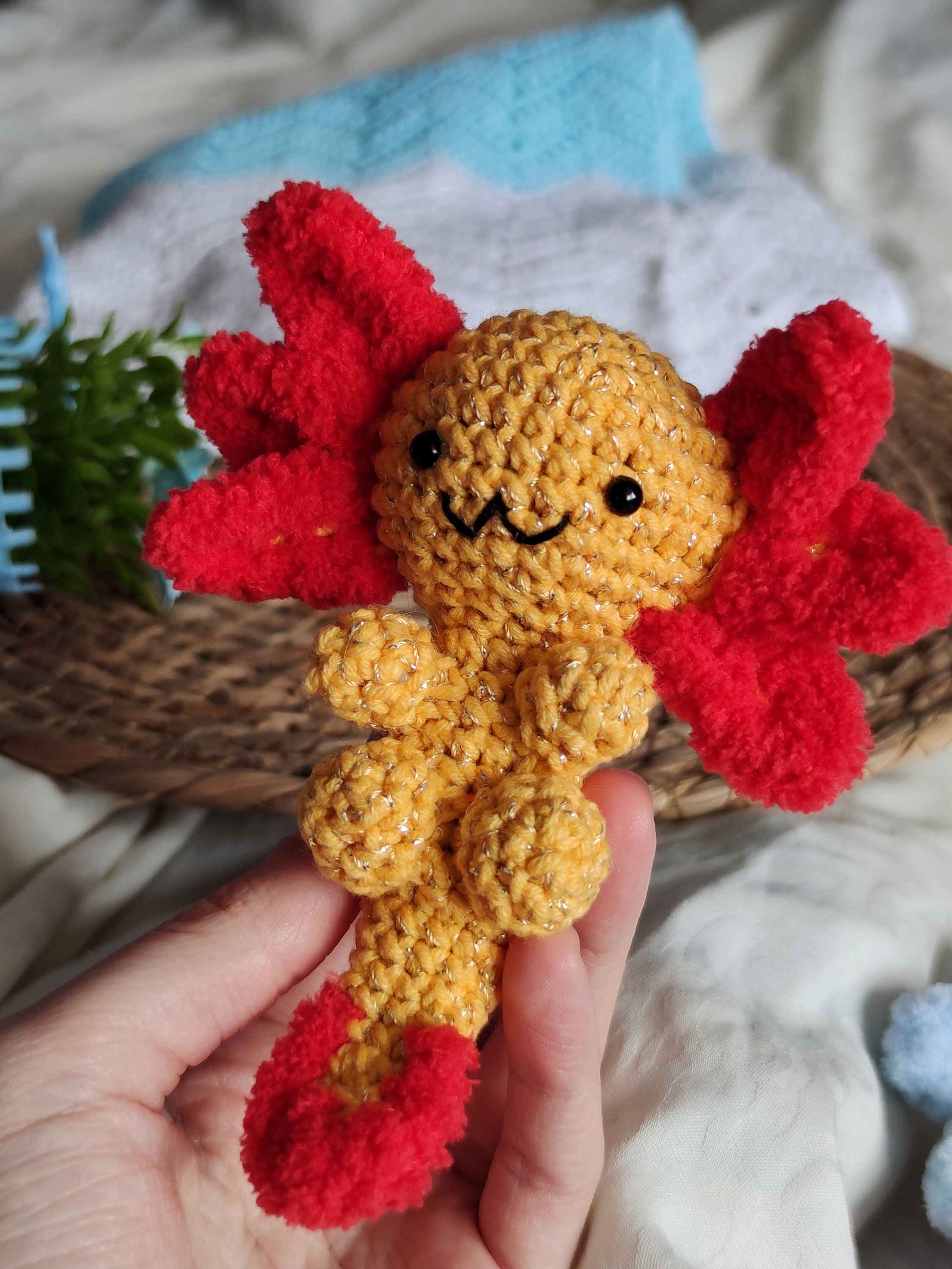 Baby Shower Gift Axolotl Plush Kawaii Sea Monster Toy Cute Etsy