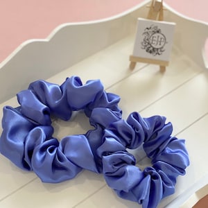 Handmade satin scrunchies (Individual OR pack of 2- one large size one small size).