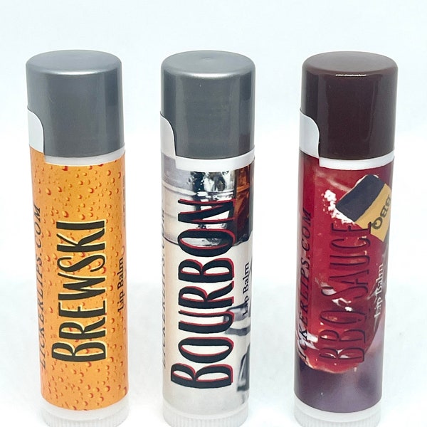 Beer Bourbon BBQ Lip Balm Pack - by Lickerlips