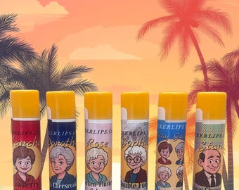 Golden Girls Lip Balm Collection: Cheesecake Flavors, Nostalgia TV