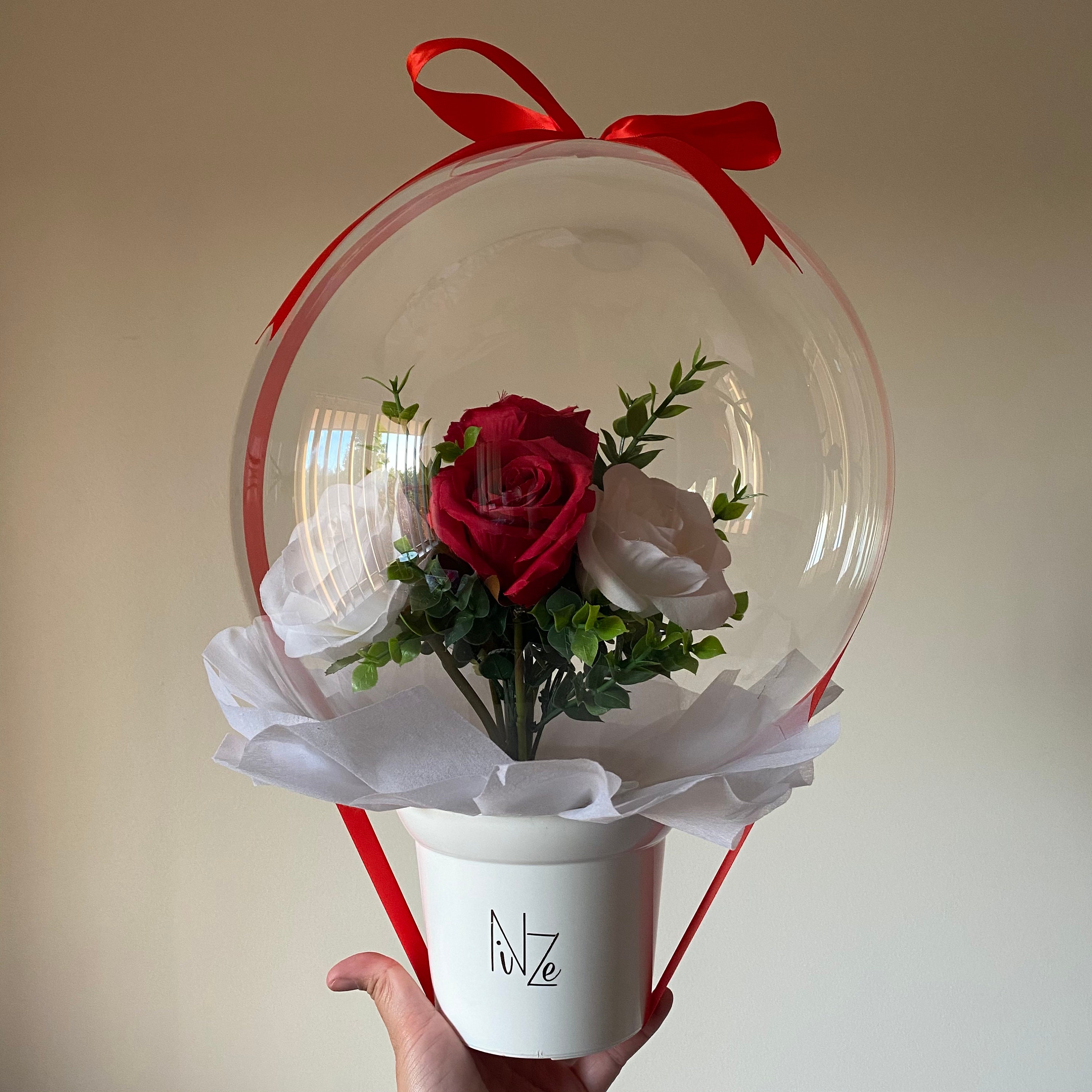 Balloon Flower Flower Ballon Balloon Flower Flower box Etsy