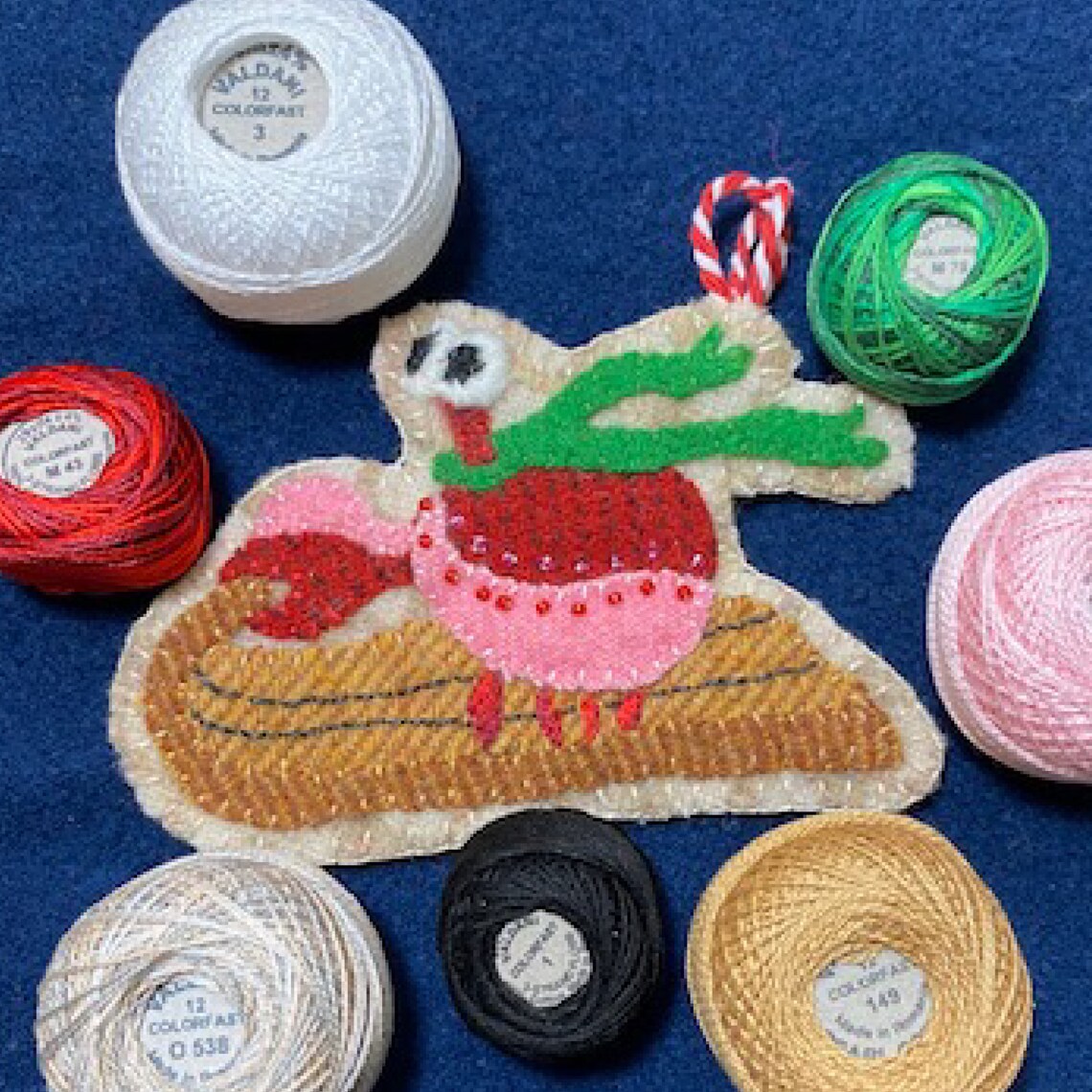 Wool Applique Christmas Ornament DIGITAL DOWNLOAD Pattern Christmas by