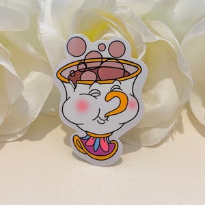 Beauty and the Beast Chip Sticker/ Magnet