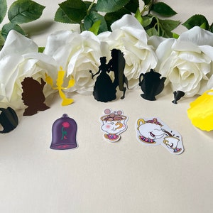 Beauty and Beast Pack of 10 Stickers