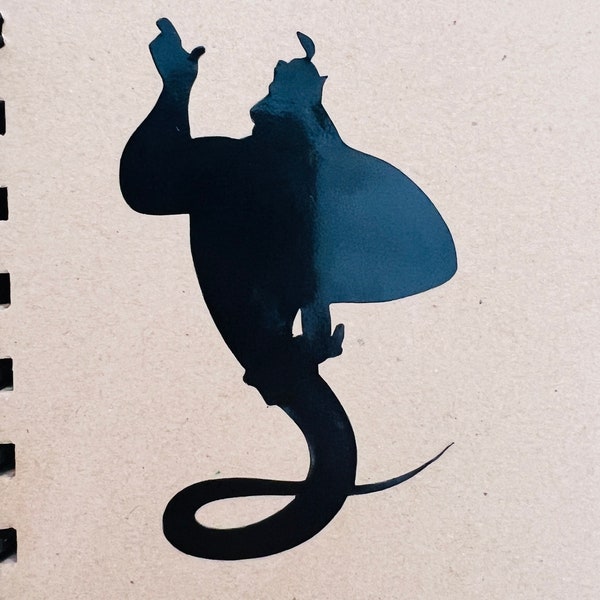 Genie Silhouette Sticker