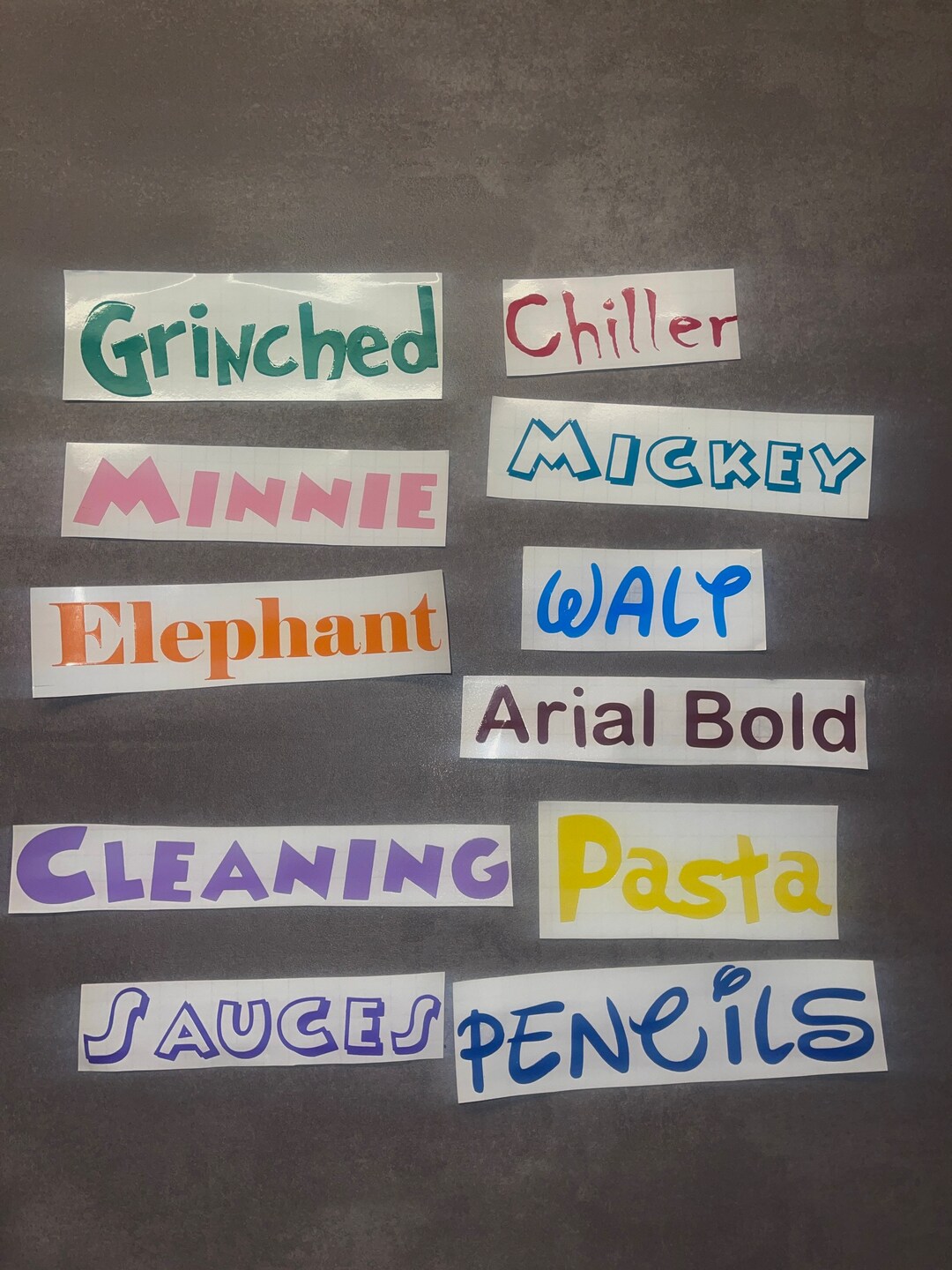 Personalised Vinyl Name Stickers. Decal Label, Ideal for Water Bottles