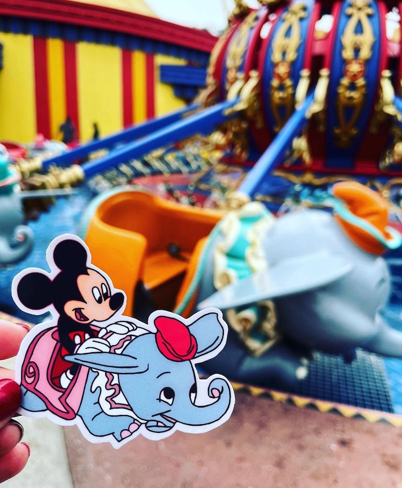 Mickey Dumbo Ride Sticker / Magnet image 3