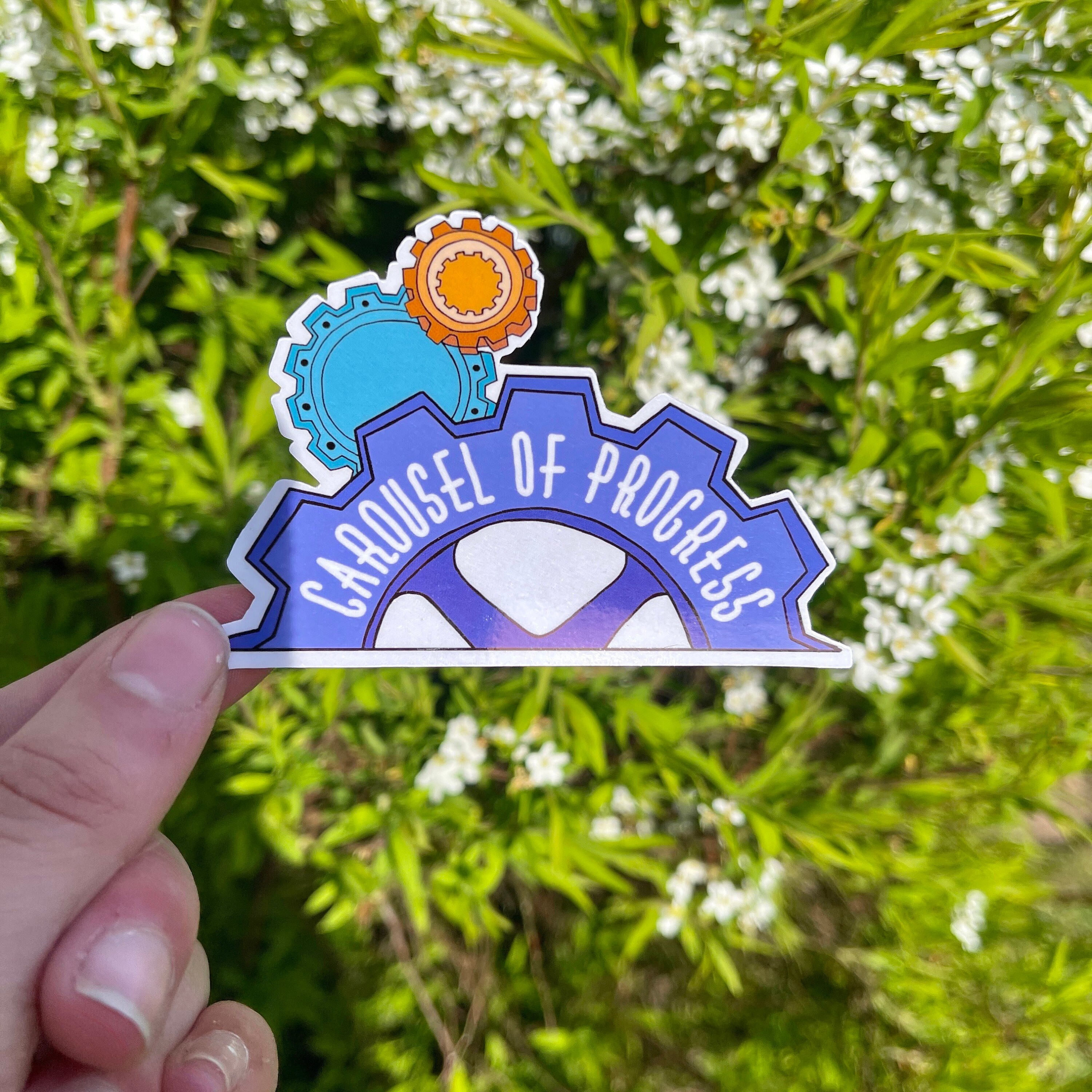 Carousel of Progress Sticker/ Magnet