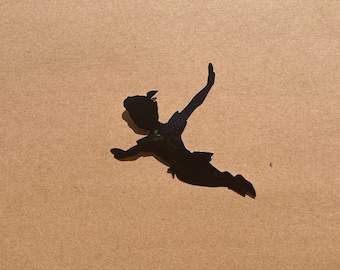 Peter Pan silhouet sticker
