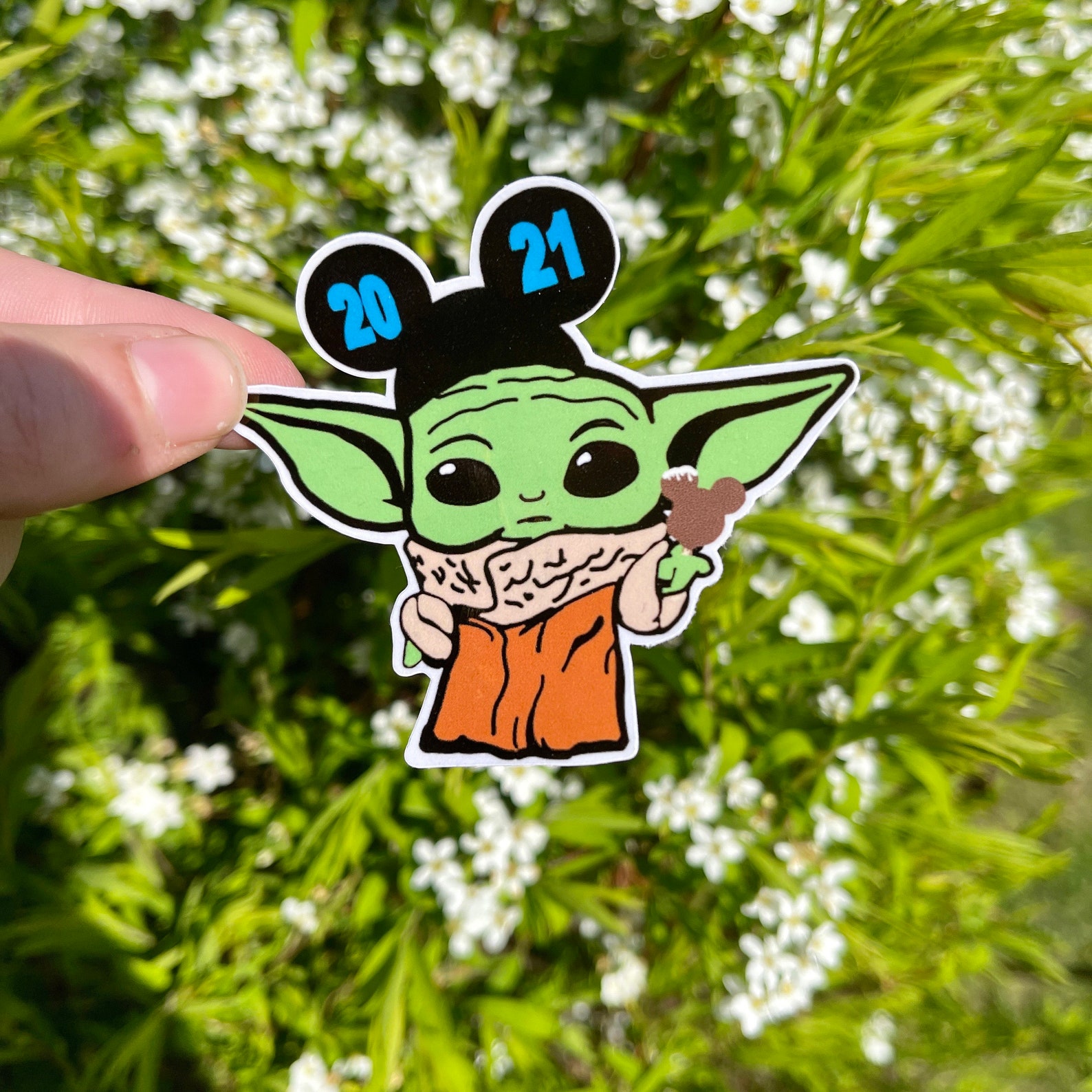 Baby Yoda Aufkleber / Etsy