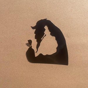 Beauty and The beast Silhouette Sticker