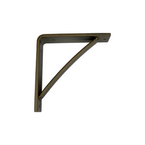 Floating Shelf Bracket, 2 Inch Wide, Heavy Duty Steel Shelving Support, Sold Individually, Handmade in USA