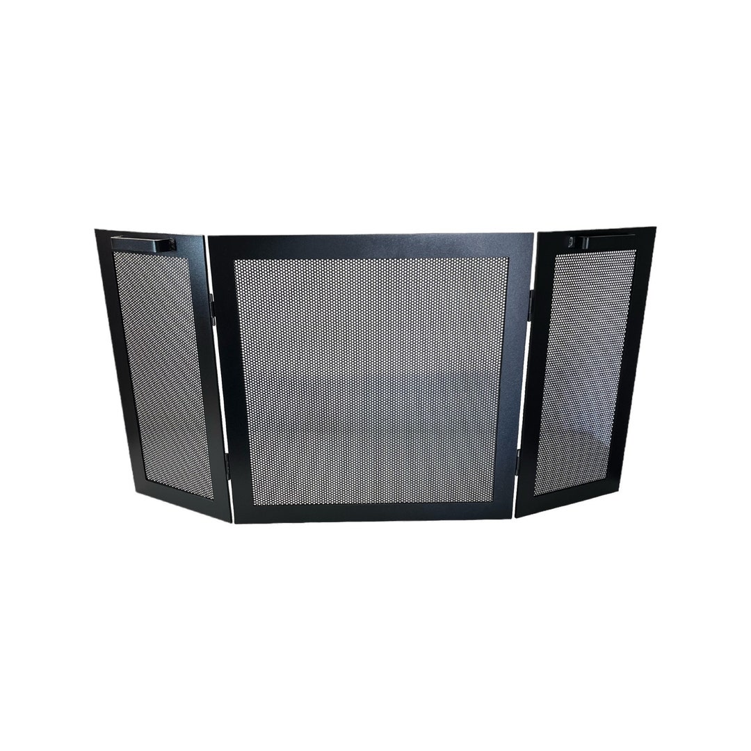 3 Panel Fireplace Screen, Tri Panel Foldable Fireplace Screen With ...