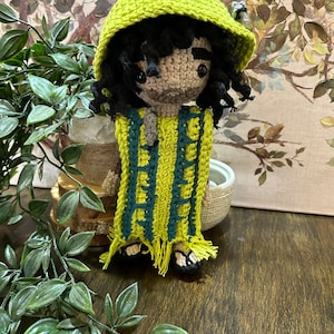 Adorable Bruno Madrigal Crochet Doll, Mother’s Day, Spring, Summer, Halloween handmade, Perfect Gift, Home Decor, Accessories, Toy, Collecta