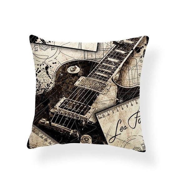 guitar pillow cases