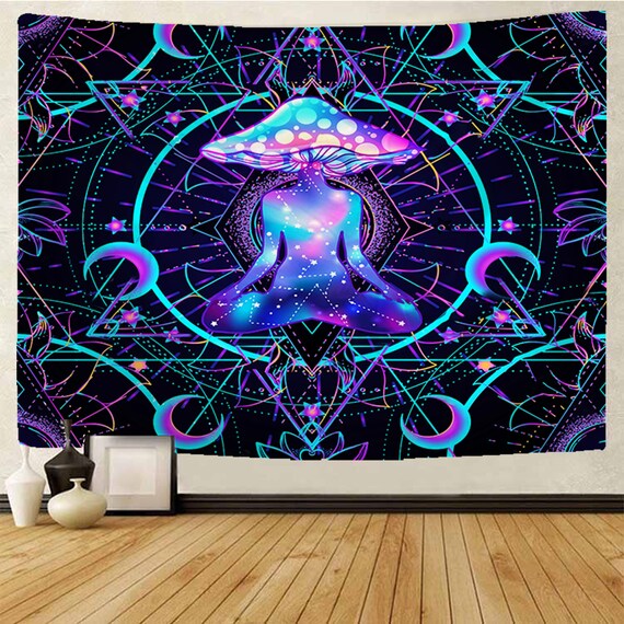 magic mushroom tapestry